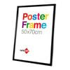 Unigift Wooden/Glass Hanging Poster Picture Photo Frame 50x70cm Black