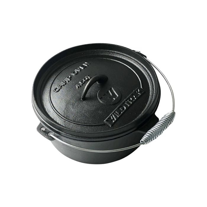 Cockatoo Portable Camping/Travel Camp Oven 4.5Qt 25x15cm Black