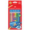 Faber-Castell Grip Watercolour Triangular Pencils with Brush