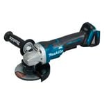 Makita 18V 125mm Paddle Shift Brushless Angle Grinder - Skin Only