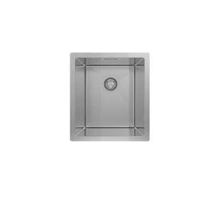 Amelie Deauville Kitchen Sink (Topmount & Undermount) 350x450x250mm (with Overflow) Stainless Steel BDOSSTRAWO25