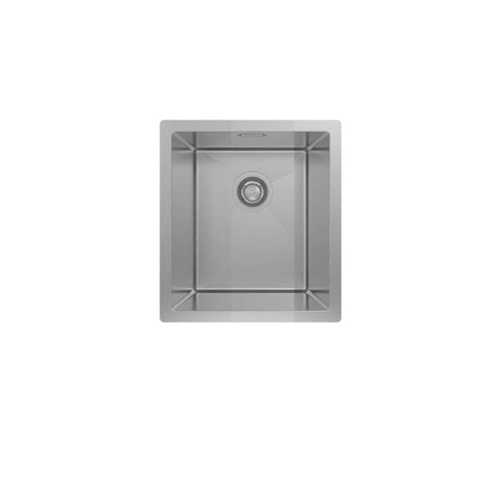 Amelie Deauville Kitchen Sink (Topmount & Undermount) 350x450x250mm (with Overflow) Stainless Steel BDOSSTRAWO25