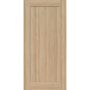 inBuilt 2100 x 1000 x 25mm Shaker Internal Barn Door Natural Wood MR MDF E0