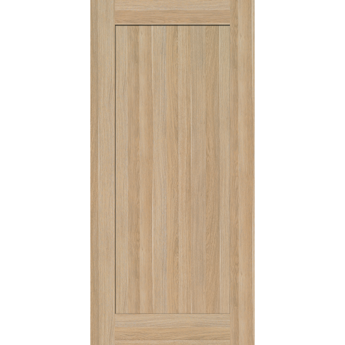 inBuilt 2100 x 1000 x 25mm Shaker Internal Barn Door Natural Wood MR MDF E0