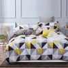Fabric Fantastic Geometric King Size Quilt/doona/duvet Cover Set