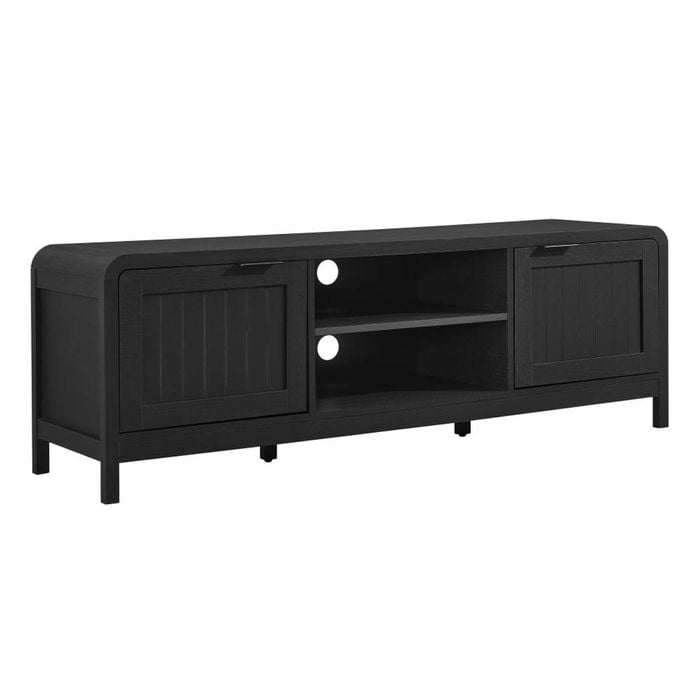 Roy Tv Entertainment Unit Lowline 2 Doors Black