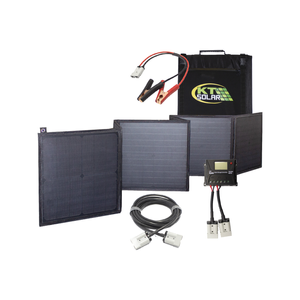 KT Solar 120W 12V Blanket Solar Panel Kit with 10A PWM Controller KT70727