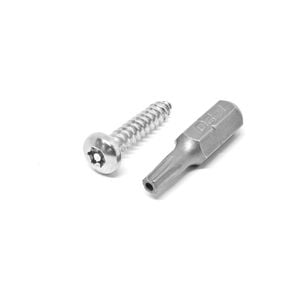Pinnacle 10g x 20mm Stainless Steel Security Screws - 12 Pack