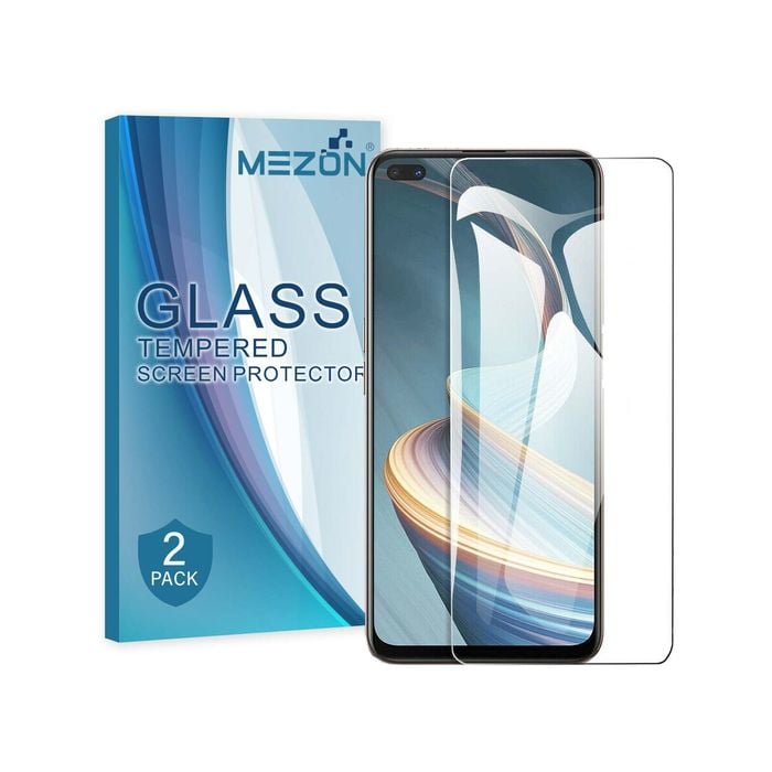2 Pack MEZON OPPO Reno4 Z 5G Clear Tempered Glass Screen Protectors