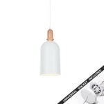 Snap Lighting Horten Metal Downlight to Pendant Light Conversion Kit White