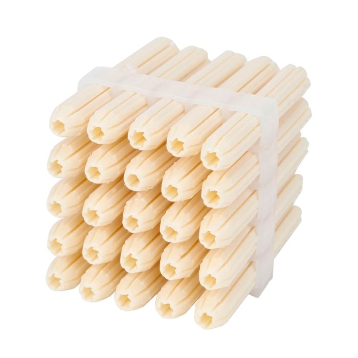 Ramset 5 x 35mm White Frame Wall Plugs - 25 Pack