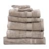 7pc Renee Taylor Towel Set Stella 650 Gsm Super Soft Bamboo Cotton Pewter