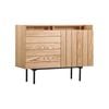 Modern Furniture ZANE Sideboard  Buffet 100cm - Natural Oak
