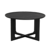 Genex Designs 80 cm Black Sverre Round Coffee Table