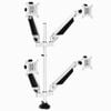 Desky Quad Monitor Arm - White
