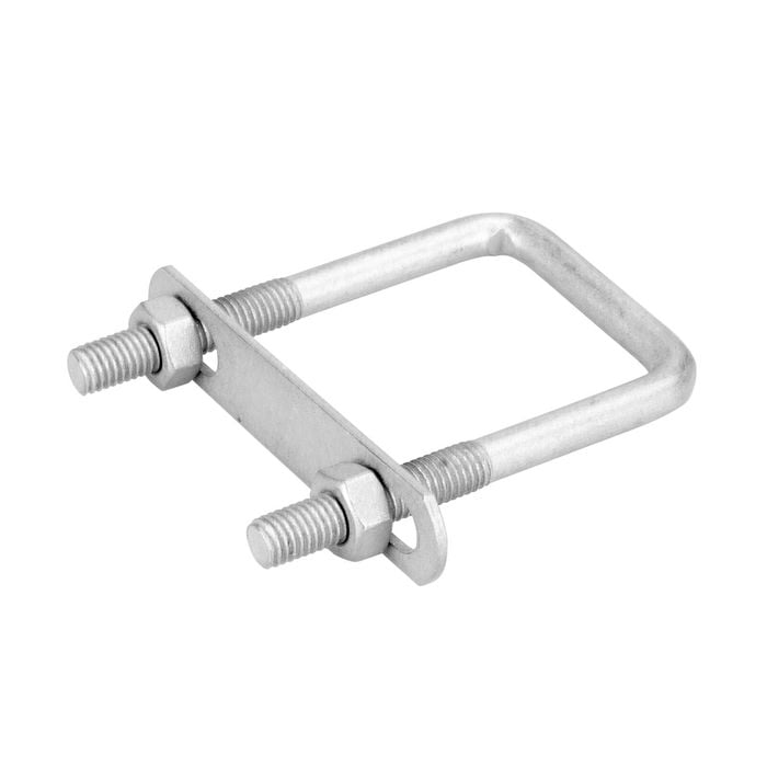 Pinnacle M8 x 75 x 43mm Galvanised U Bolt Square