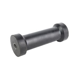 Sunrise Rubber Roller Keel Roller 8" 17mm Bore Black - Brr208