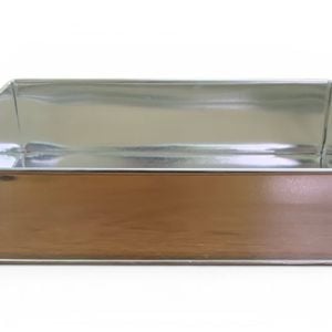CESCO Square Silver Cake Tin Steel (76 mm x 305mm)