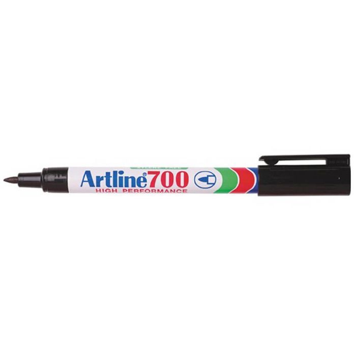 Artline Bullet Tip Permanent Marker 0.7mm (12pcs) (Black)