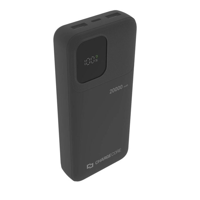 Laser ChargeCore Powerbank 20000mAh LiFePO4 (Black)
