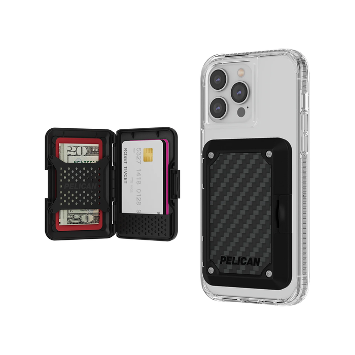 Pelican Shield Magnetic MagSafe Wallet - Black