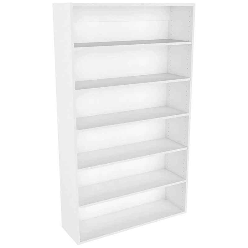 Lugna 1536 x 900 x 280mm White 5 Shelf Storage Cabinet - White