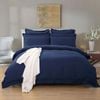 Fabric Fantastic 1000tc Tailored Super King Size Midnight Blue Quilt/doona/duvet Cover Set