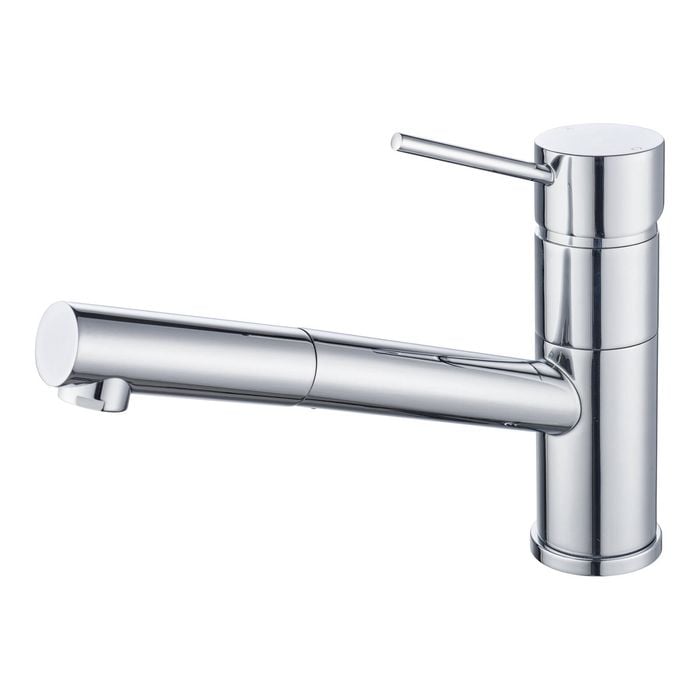 Mondella Resonance 40mm Chrome Pin Lever Pull Out Sink Mixer WELS 5 Star 6L/min