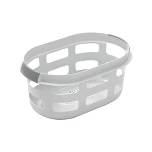 Boxsweden 57 x 38 x 25.5cm White Skara Laundry Basket