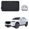 Front Windscreen Sun Shade for Mazda CX-90 2024 - Current (KK) - Standard 150 x 85 cm - Black