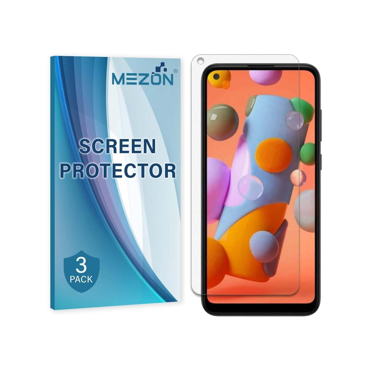 Pack MEZON Samsung Galaxy A11 Ultra Clear Film Screen Protectors