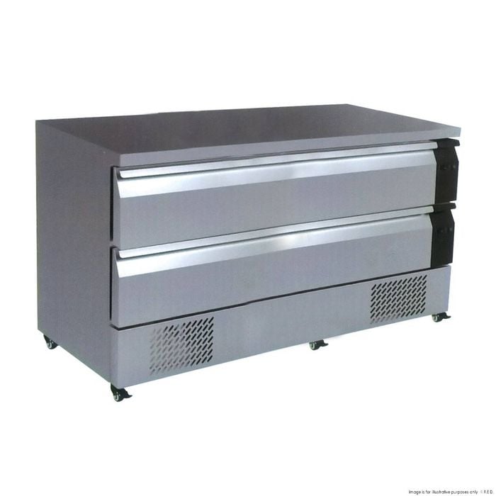 Thermaster Flexdrawer Counter 265litre  - Under Bench Freezers (cbr2-3)