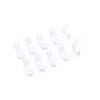 Windoware White Standard Curtain Track Glider - 10 Pack