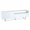 Costway 70" TV Stand Modern Entertainment Console Table 2 Door Drawer