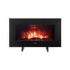 Mistral 2000W Black Flame Effect Heater