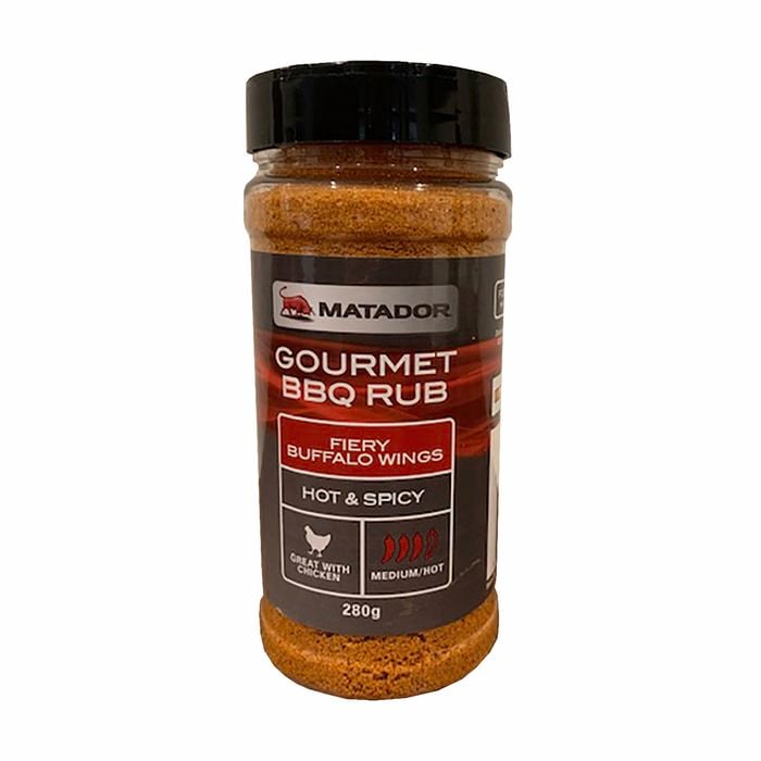 Matador 250g Fiery Buffalo Wings BBQ Rub