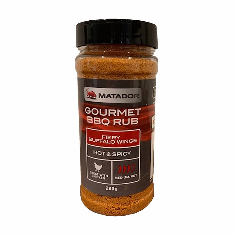 Matador 250g Fiery Buffalo Wings BBQ Rub