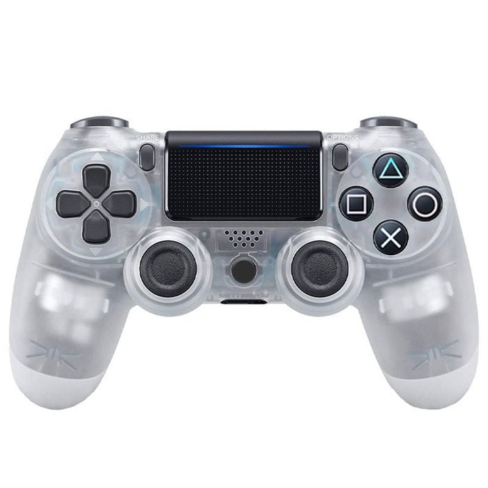 Catzon Dualshock 4 Wireless Controller Compatible with PlayStation 4-Clear White