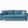 New Cozza Linen Sofa - Blue