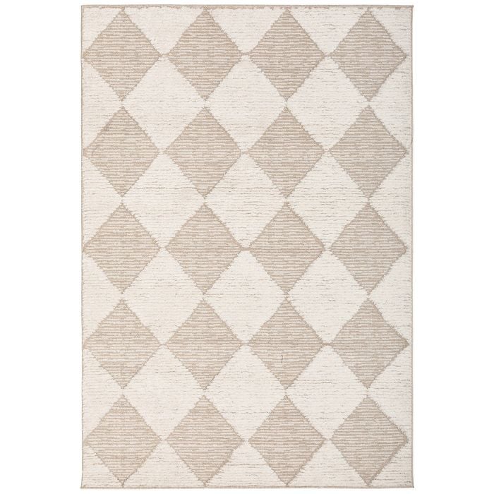 The Rug Connection Elias Yuri Beige 400x300cm - Extra Extra Large Pet Friendly Indoor Floor Rug