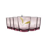 Bormioli Rocco Pulsar Faceted Glass Drinking Tumblers - 300ml - Pack Of 24