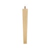 Adoored 400mm Square Tapered Raw Pine Furniture Leg