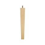 Adoored 400mm Square Tapered Raw Pine Furniture Leg 