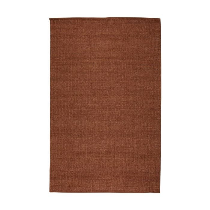 Colorscope knots contemporary indoor rug handspun textured rust 365x457cm