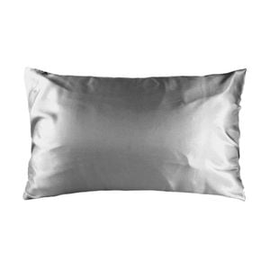 Std Satin Pillowcase 48cm x 73cm Silver
