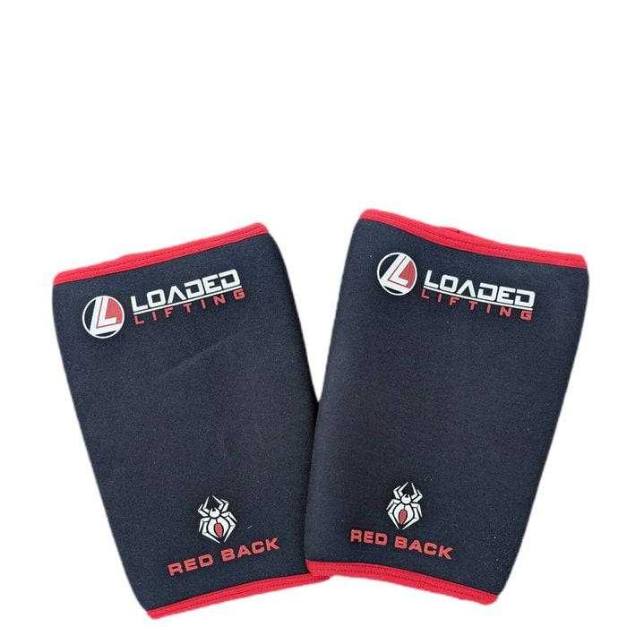 Loaded Lifting Red Back Knee Sleeves size 5XL