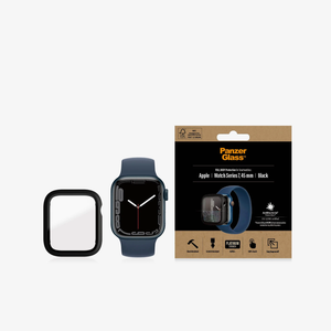PanzerGlass Screen Protector For Apple Watch Series 7 45mm Black