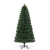 Costway 214cm Halloween Christmas Tree w/Bendable Top Black Holiday Decor 340 LEDs