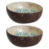 2PK LVD Sunflower 13cm Decorative Coco MOP Bowl Home Decor Round