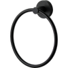 MIXX Chia Matt Black Round Towel Ring